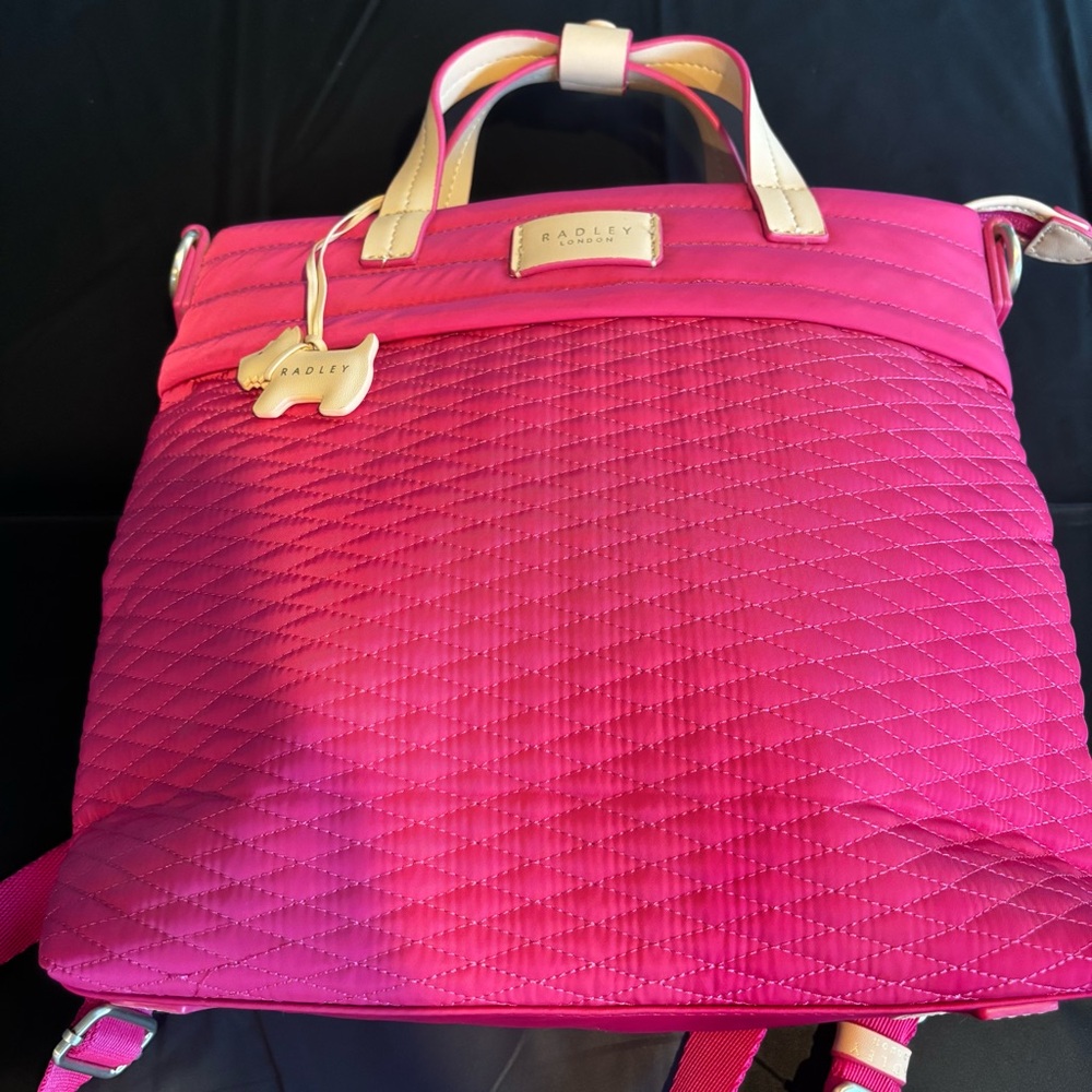 New. Radley London. Purse/Backpack. Pink.